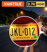 license plate dash camera for cars