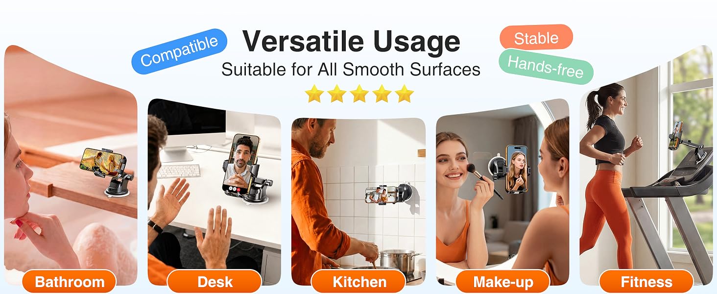 Cell Phone Shower & Wall Mounts