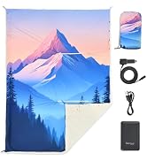 Bearhug 50” x 70” Heated Blankets Battery Operated