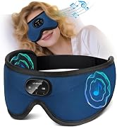 LC-dolida 5.4 Bluetooth Sleep Mask with White Noise,Sleep Headphones,Bluetooth Wireless Music Eye...