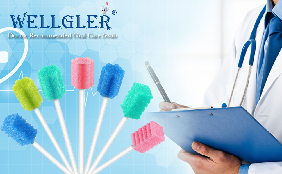 Disposable Oral Care Swabs