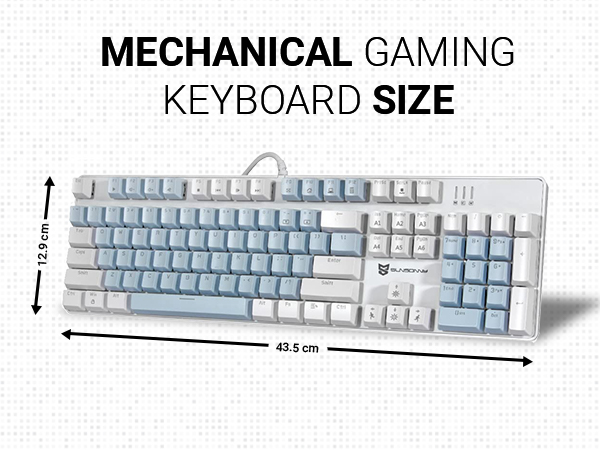 keyboard white keyboard gaming keyboard mechanical gaming