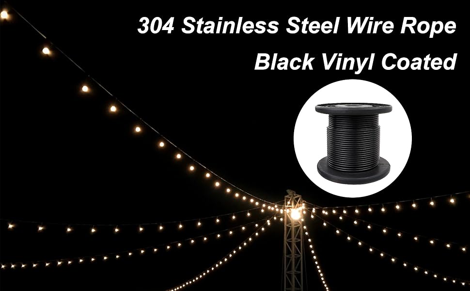 vinyl coated wire rope