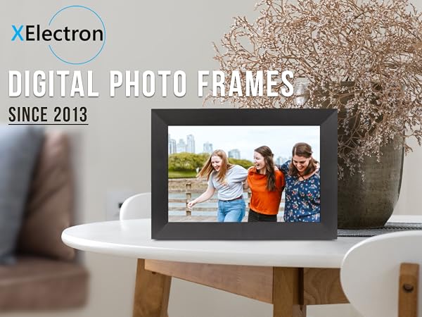 XElectron Digital Picture Frame, Photo Frame, WiFi Phonto Frame, HD Frame, Full HD Picture Frame