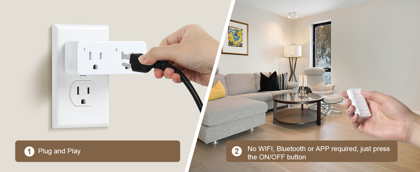 remote controlled outlet