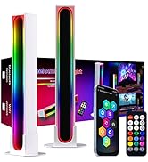 MIHEAL Smart LED Tunnel Light Bars, RGB Light Bars with 20 Scene Modes and Music Sync Modes, Whit...