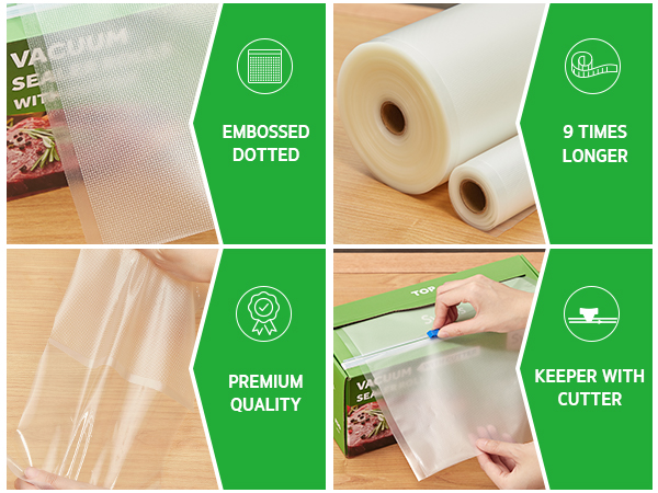 Embossed Dotted Premium Quality 9 times longer Keeper with Cutter