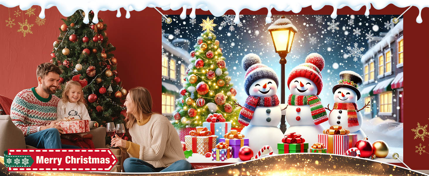 winter holiday backdrop