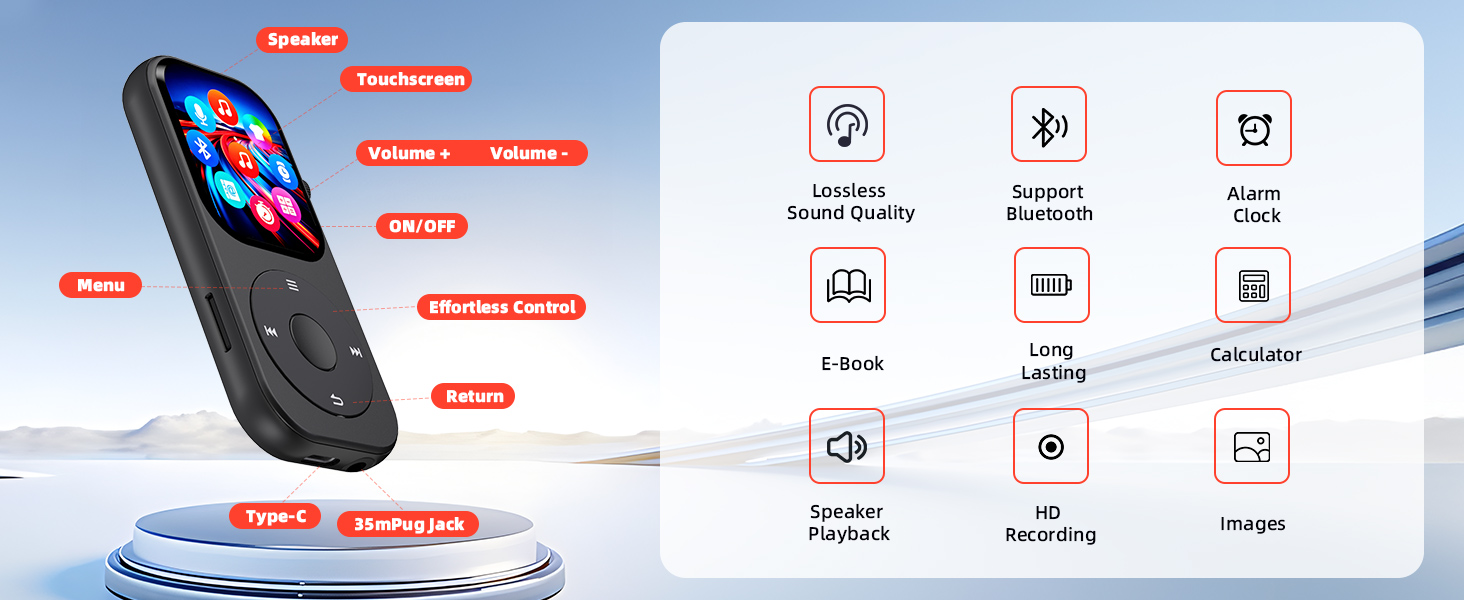 mp3 player with speaker