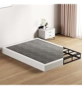 SHOANED 7 Inch Queen Box Spring - Metal Frame Mattress Foundation Memory Foam Basics Bed Base Hea...