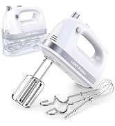 Lord Eagle Hand Mixer Electric Handheld 400W, 5-Speed Lightweight Kitchen Mixer with Storage Case...