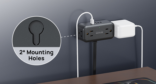Wall Mountable Power Strip