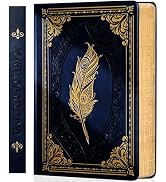 CAGIE 320 Pages Thick Hardcover Journaling Notebooks Vintage Leather Journal for Women Men A5 Col...