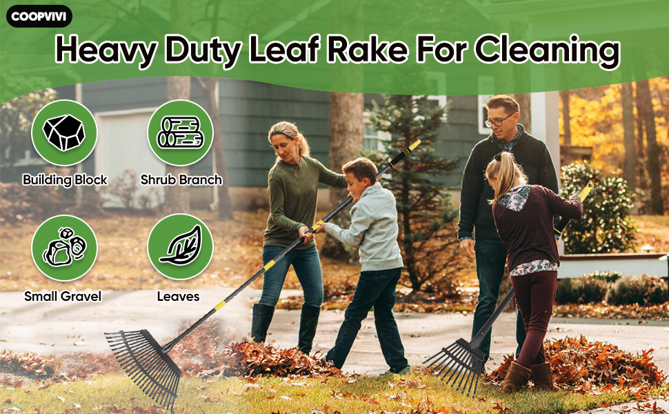 heavy duty leaf rake