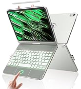aMZCaSE for iPad (A16) 11th 10th Generation Case with Keyboard, Touchpad & 360°Rotatable for iPad...
