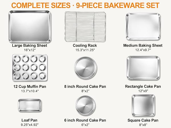 9 Piece Compact Size