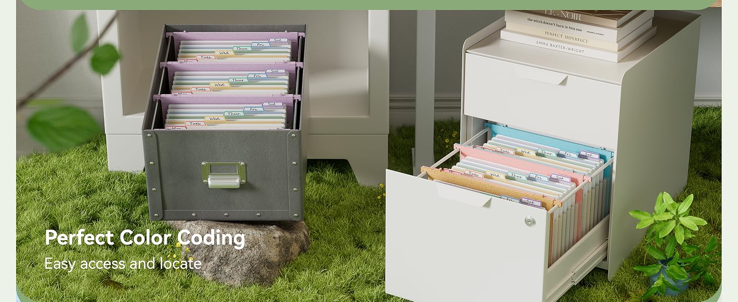 Wheat Straw Expanding Hanging File Folders