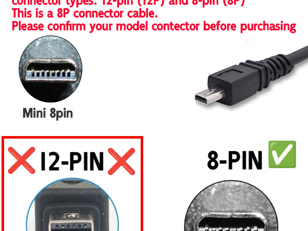 USB Cable works as a replacement for Olympus Camera Charger CB-USB7