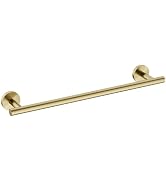 Luxbaro Brushed Gold Towel Bar 24 Inch, Thicken Towel Racks for Bathroom Wall, SUS304 Stainless S...