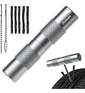 AUTOWN Compact Tire Repair Kit with Plugs Fix Punctures & Plug Flats with Ease - Capsule Style Fl...