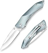 Vickay Pocket Knife for Men Pocket Folding Knives 2.95" 8Cr13MoV Steel Blade, Aluminum Handle, Li...