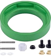 RAINGOWN 3'' Toilet Tank Gasket & Toilet Tank Bolts Parts Kit Tank to Bowl Gasket Kit Compatible ...