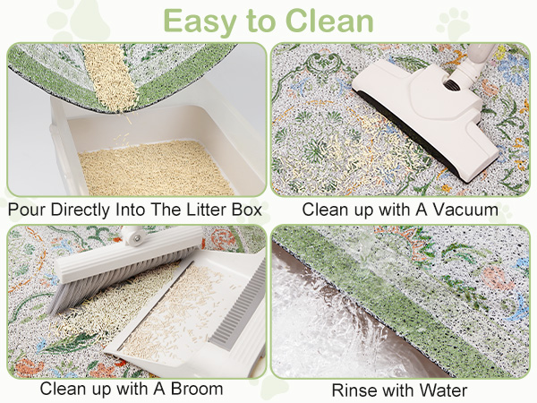 cat litter mat