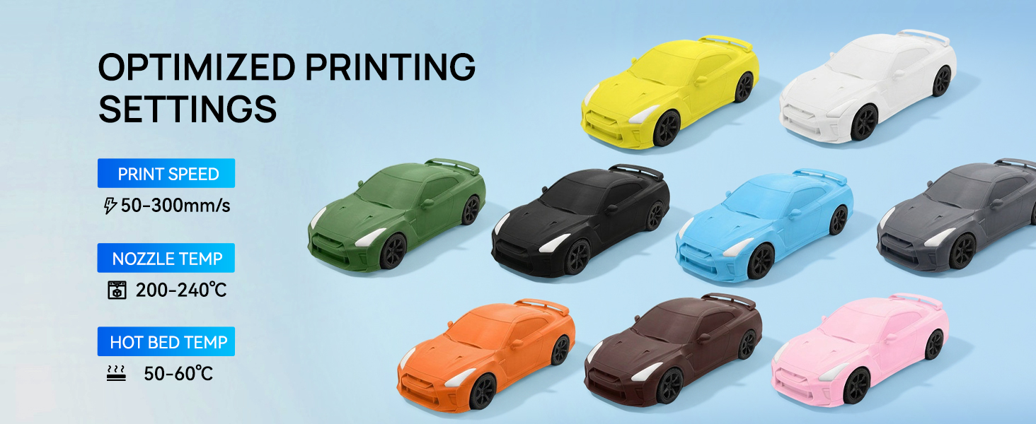 JAYO PLA 3D Printer Filament, PLA Filament 1.75mm