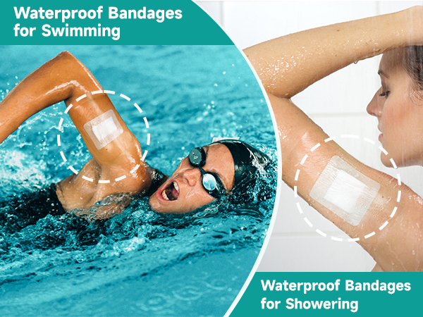 Waterproof Bandages for Swimming