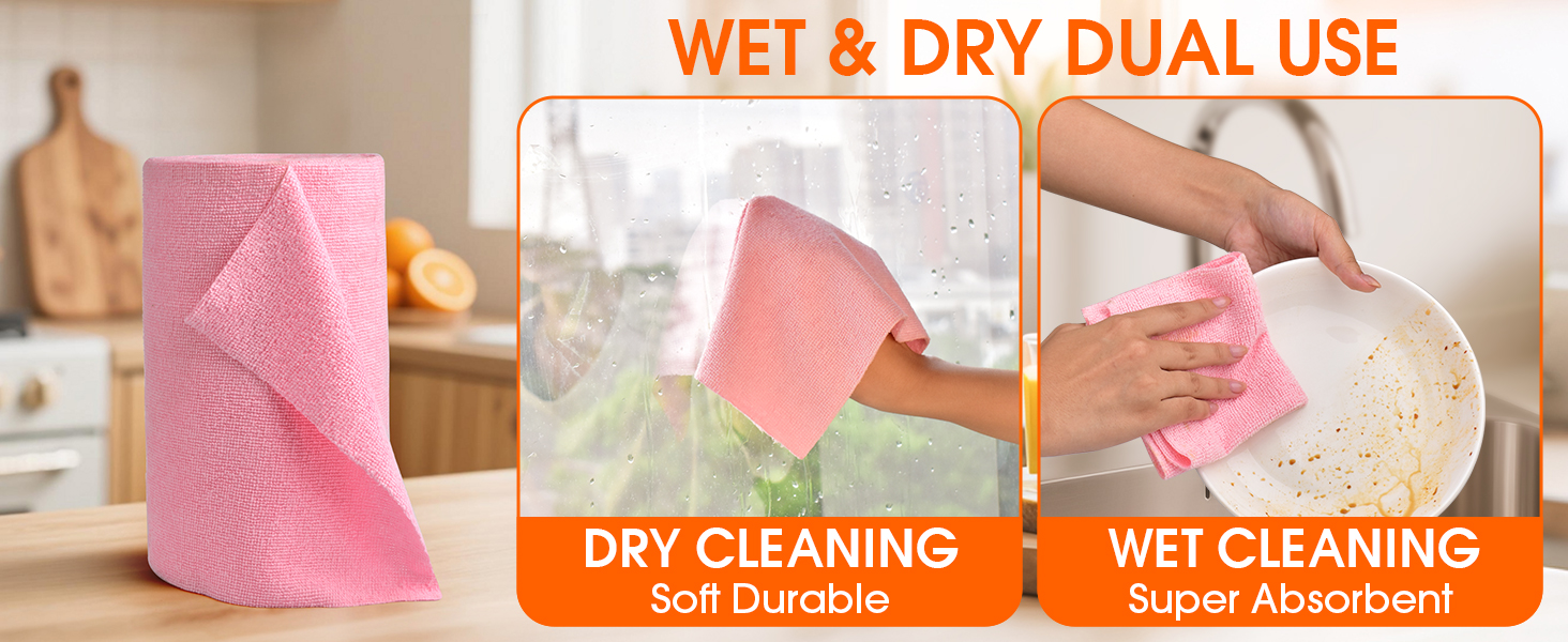 Tear Away Microfiber Towels