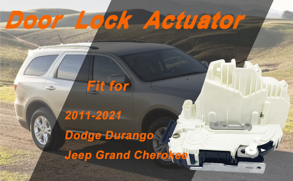 VEELECP Front Passenger Door Lock Actuator Compatible with 2011-2021 Durango Grand Cherokee