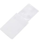 1Pc White Credit Card Size Lighted 3X Magnifier for Reading Has 3X Fresnel Lens Use As Glass Glas...