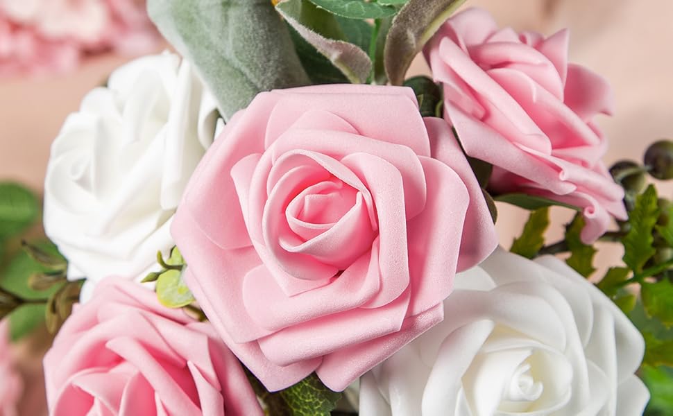 white roses