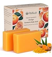 PALFICAB Kojic Acid Soap, Turmeric Soap Bar for Face & Body, Natural and Organic Ingredients, Ora...