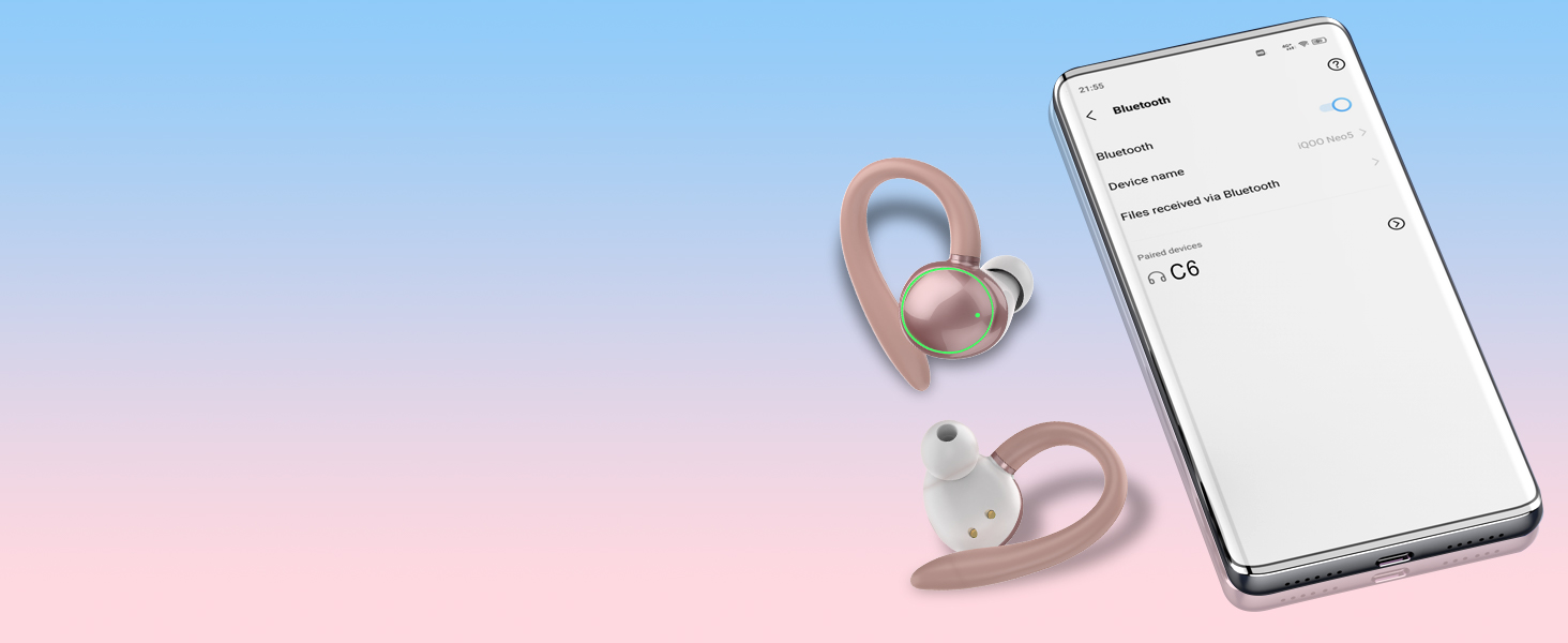 open ear earbuds over the ear earbuds bluetooth headphones earbuds