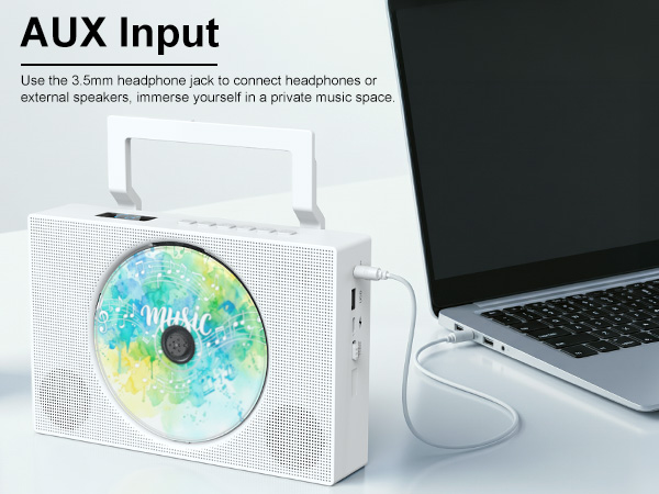 cd player with speakers