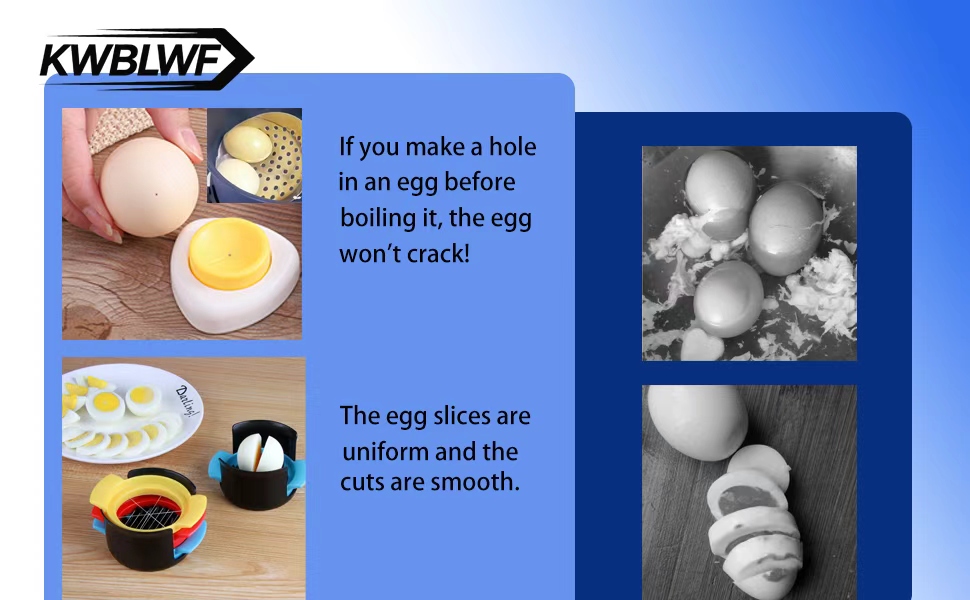 tainless Steel Cutter for Hard Boiled Eggs