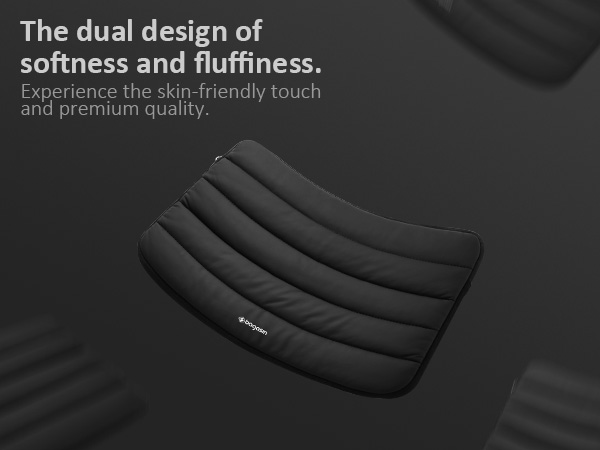 Puffy laptop sleeve