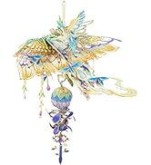 MU Windbell D 3D Metal Puzzles Model Kits Building for Adult and Teeners,Laser-Cut Steel Windchim...