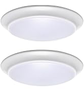 GRUENLICH LED Flush Mount Ceiling Light Fixture, 3000 4000K 5000K Selectable, 7 Inch Dimmable 11....