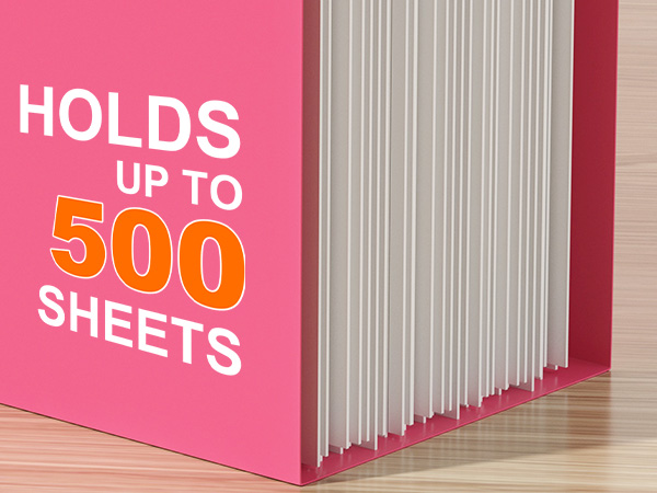 Pink Hanging File Folders