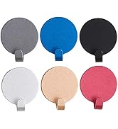 KAIYING Self Adhesive Hooks, Round Decorative Wall Hooks Hanger Aluminum Stick on Hook for Hangin...