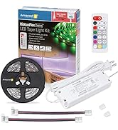 Armacost Lighting RibbonFlex Home 24V RGB+W Hardwire LED Strip Light Kit, Multicolor, 16 ft (423511)