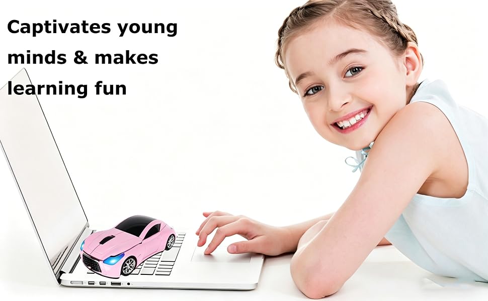CUTE COOL CAR WIRELESS MOUSE HOME SCHOOL OFFICE STUDENT WOMEN MEN BOY GIRL GIFT