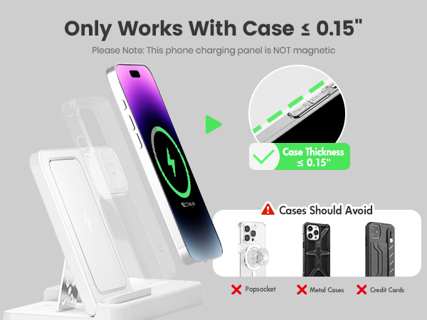 iphone watch charger station
