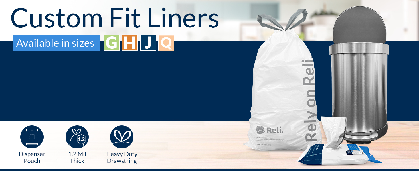 Custom Fit Liners Available in Sizes G, H, J, Q