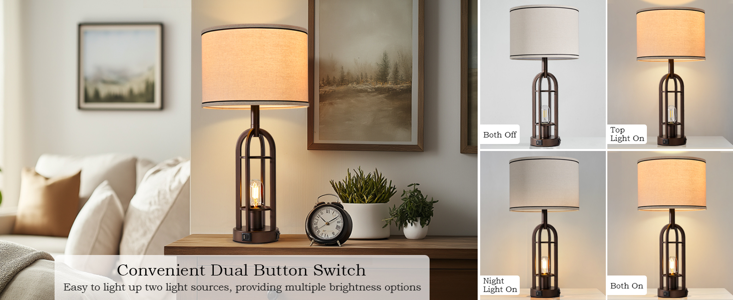 farmhouse table lamp for living room set of 2 living room table lamps