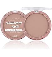 HHLTOH Matte Warm Brown Cream Contour Palette – Lightweight, Blendable Monochrome Powder Base for...