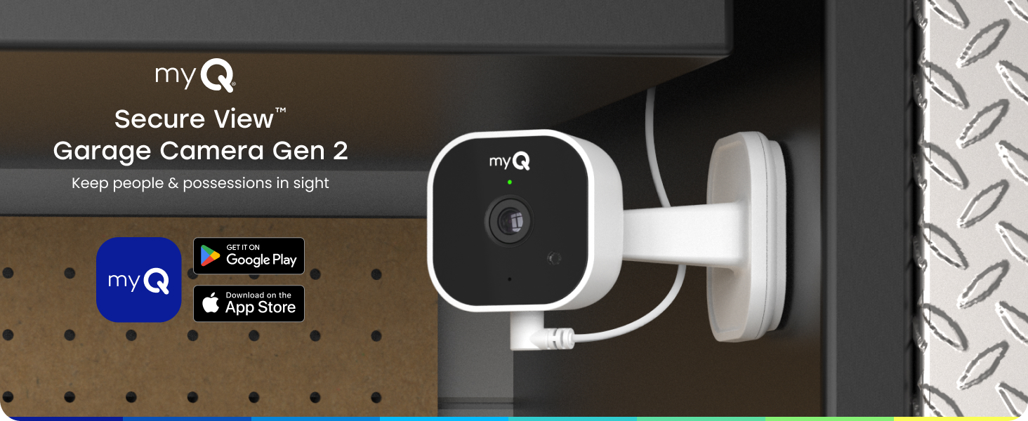 Secure view garage camera gen 2
