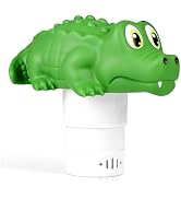 ODJSY Pool Chlorine Floater,Floating Chlorine Dispenser-Fits 1 & 3 Inch Tablets,Hard Plastic Mate...